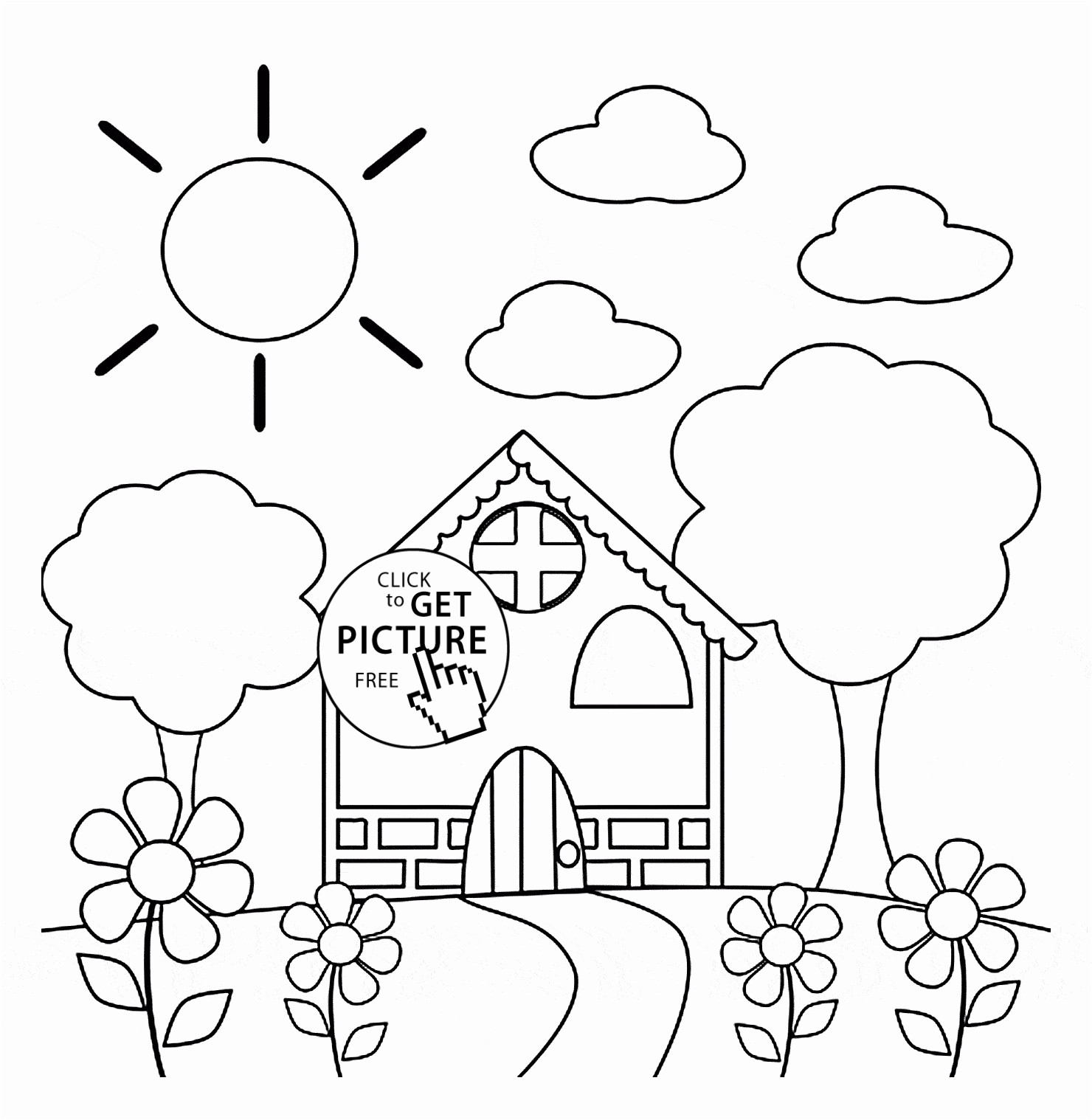 1480x1518 House Coloring Pages ~ Cool Coloring Pages