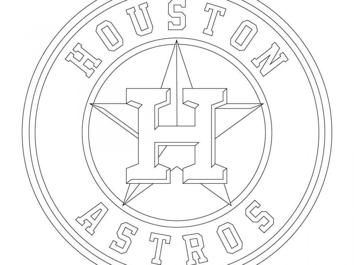 1152x864 Sam Houston Coloring Pages Rockets Logo Texans Astros For Printout