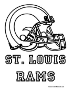 250x324 Los Angeles Rams Coloring Pages