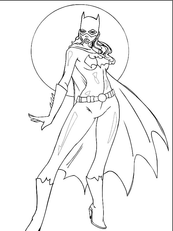 600x800 How To Draw Batgirl Coloring Pages Best Place To Color