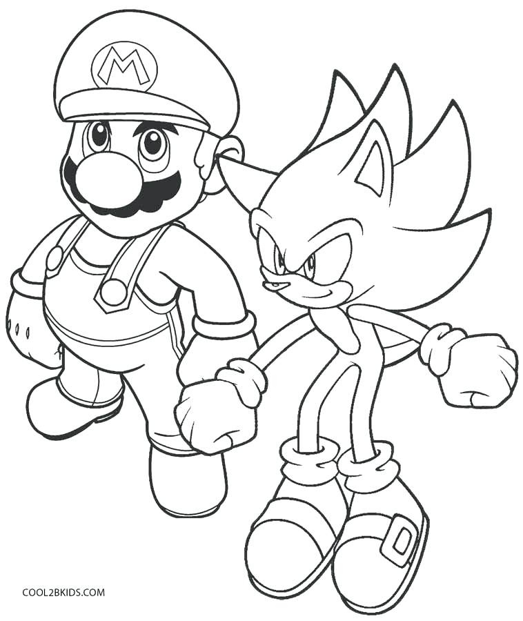 758x900 Sonic Coloring Pages Printable And Sonic Coloring Pages Sonic