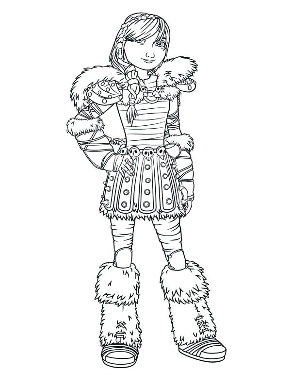600x799 How To Train Your Dragon Picture Of Astrid Coloriage 2 Coloring