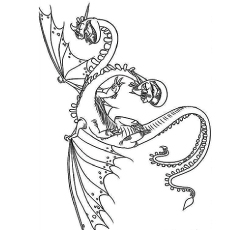 230x230 How To Train Your Dragon Coloring Pages