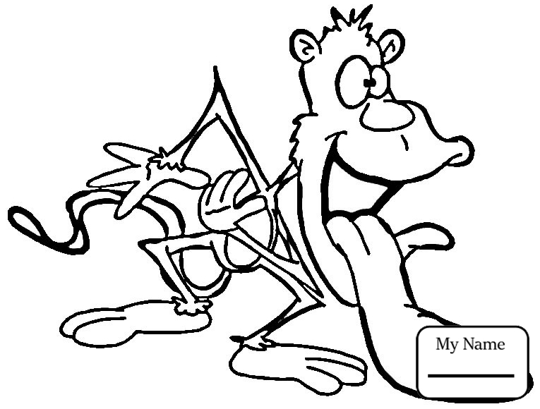 Howler Monkey Coloring Page