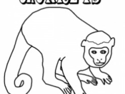 440x330 Outstanding Howler Monkey Coloring Page Embellishment