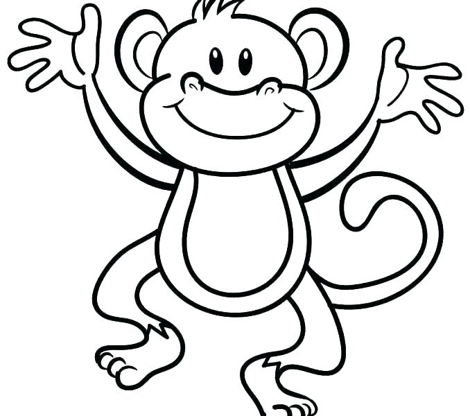 678x600 Cartoon Coloring Page Howler Monkey Coloring Page Pages