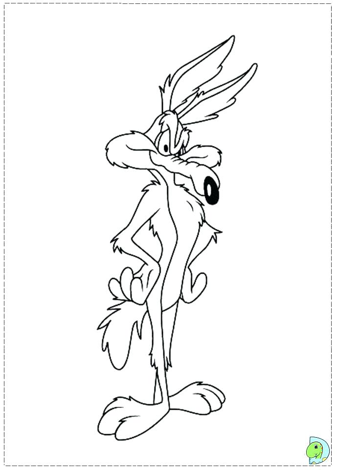 691x960 Coyote Coloring Pictures Kids Coloring Free Printable Coyote