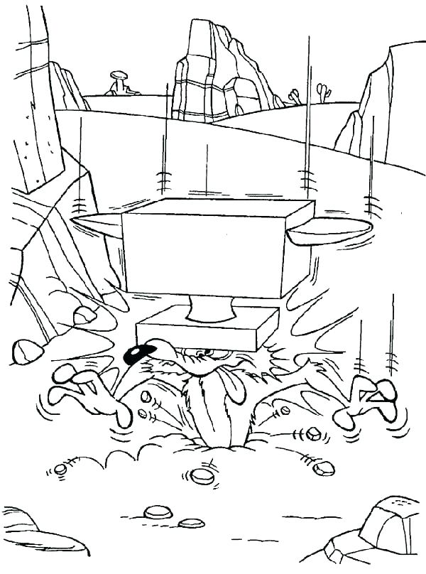 600x808 Road Runner Coloring Page Coyote Coloring Page Wile E Coyote Cant