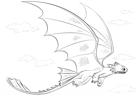 480x333 Toothless Dragon Coloring Page Free Printable Coloring Pages