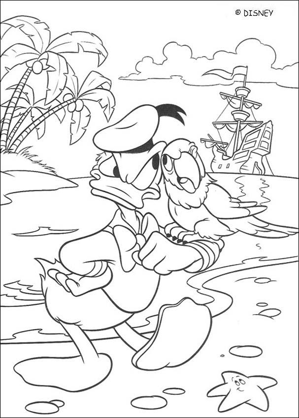 607x850 Donald Duck's Nephews Dewey, Huey And Louie Coloring Pages
