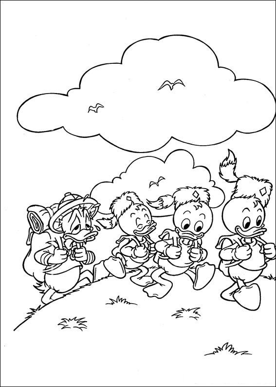 567x794 Coloring Page Disney Coloring Page Huey Dewey And Louie