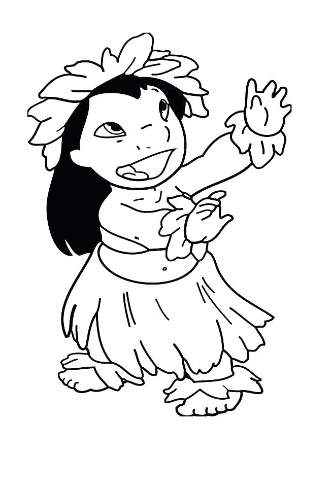 650x970 Hawaiian Coloring Pages Flower From Coloring Pages Hawaii State