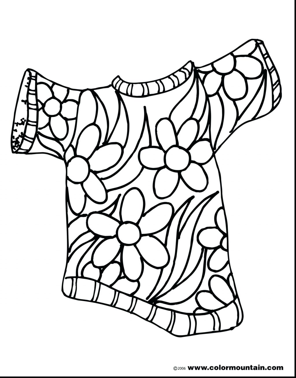 1024x1305 Coloring Pages ~ Hawaiian Coloring Pages Outstanding Summer Flower