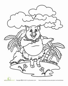 236x296 Hawaiian Hula Dancers Coloring Pages Hula Girl Dancers Coloring