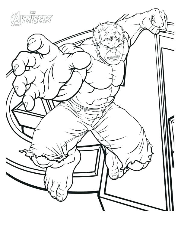 600x777 Hulk Coloring Pages Free Hulk Coloring Pages Printable Download