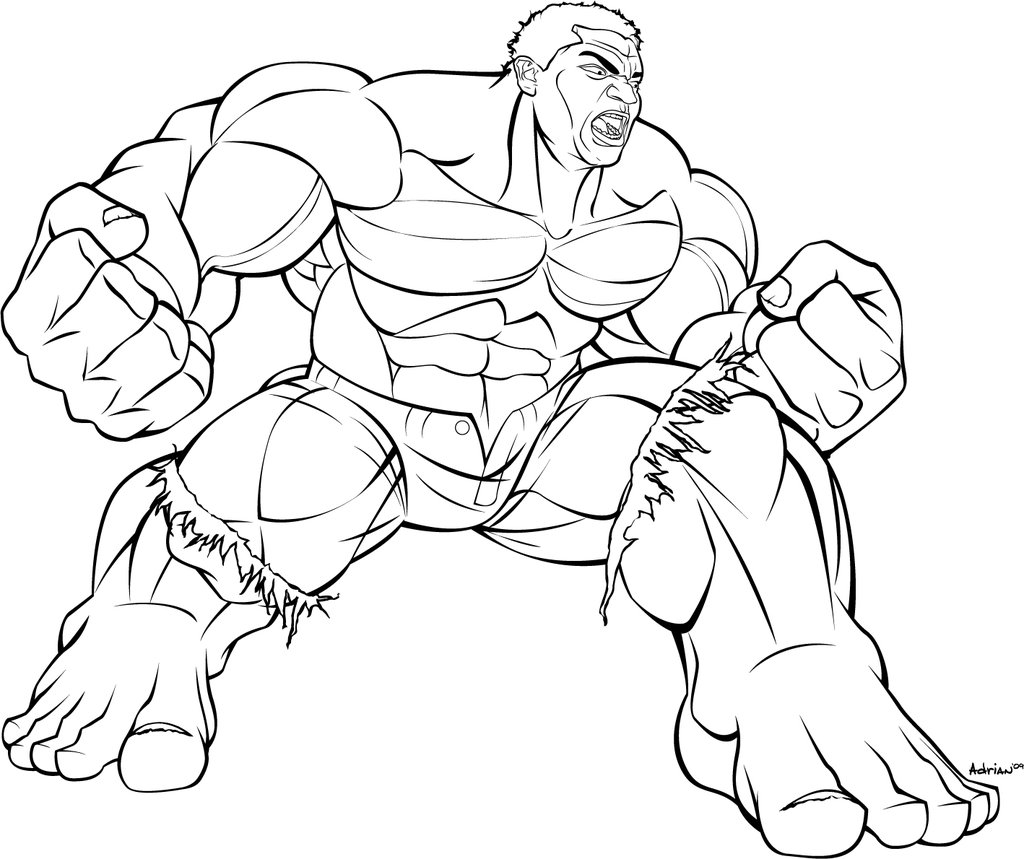 1024x859 Marvel Superhero Incredible Hulk Smash Coloring Pages