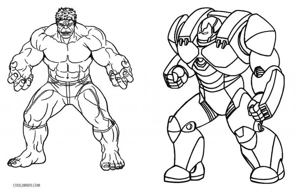 1024x660 Iron Man Hulkbuster Coloring Pages