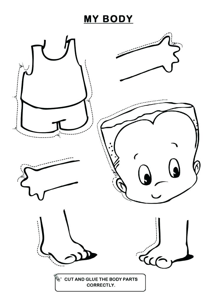 736x1040 Subtle Body Coloring Book With Body Coloring Pages Body Parts