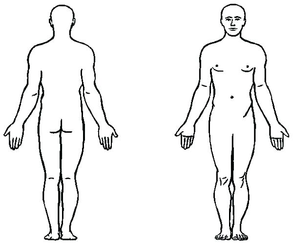 600x500 Body Coloring Pages