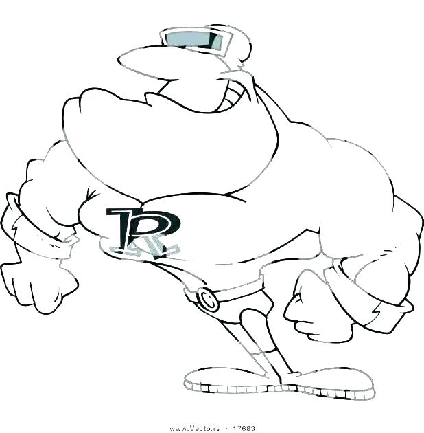 618x630 Body Parts Coloring Page