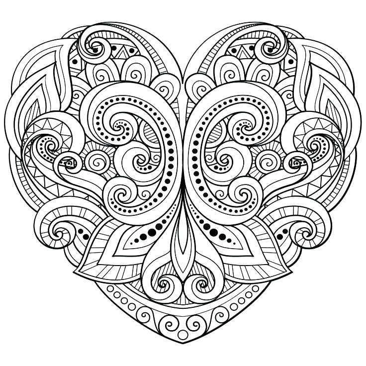 736x736 Heart For Coloring Human Heart Coloring Pages Pdf