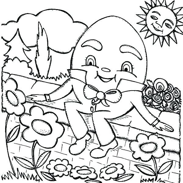 600x600 Humpty Dumpty Coloring Pages New Year Color Pages Coloring Pages