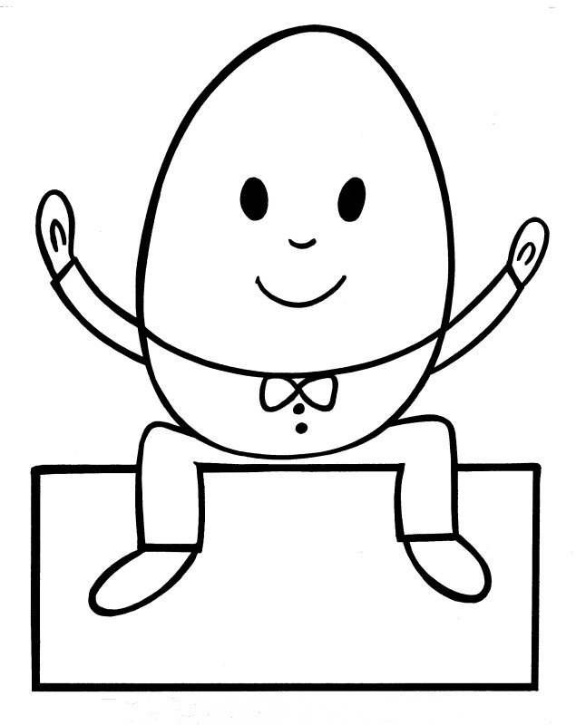 635x800 Humpty Dumpty Coloring Pages