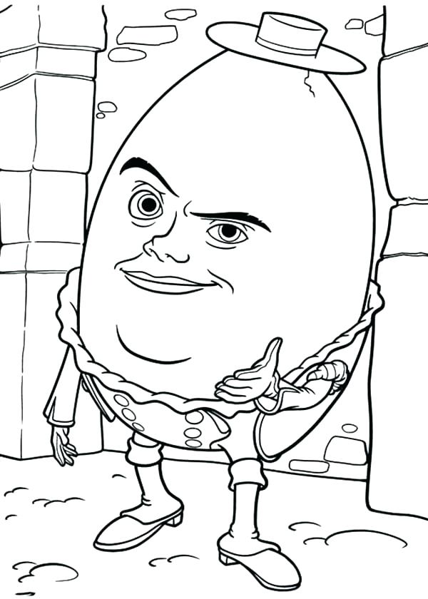 600x840 Free Printable Coloring Pages Humpty Dumpty Page Mycosedesongles