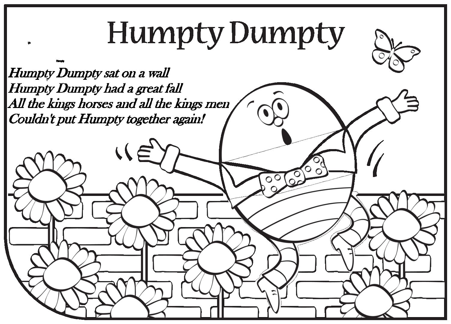 1502x1080 Humpty Dumpty Cartoon Coloring Pages1 On Humpty Dumpty Coloring