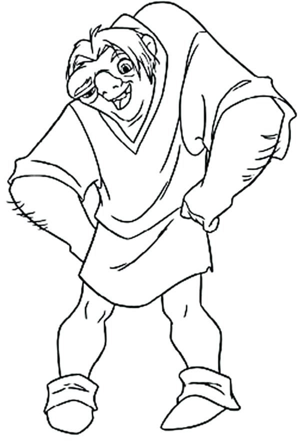 600x889 The Hunchback Of Notre Dame Coloring Pages The Hunchback Of Dame