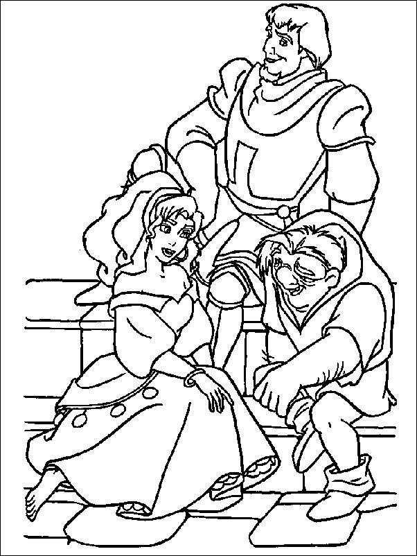 602x802 Coloring Pages The Hunchback Of Notre Dame