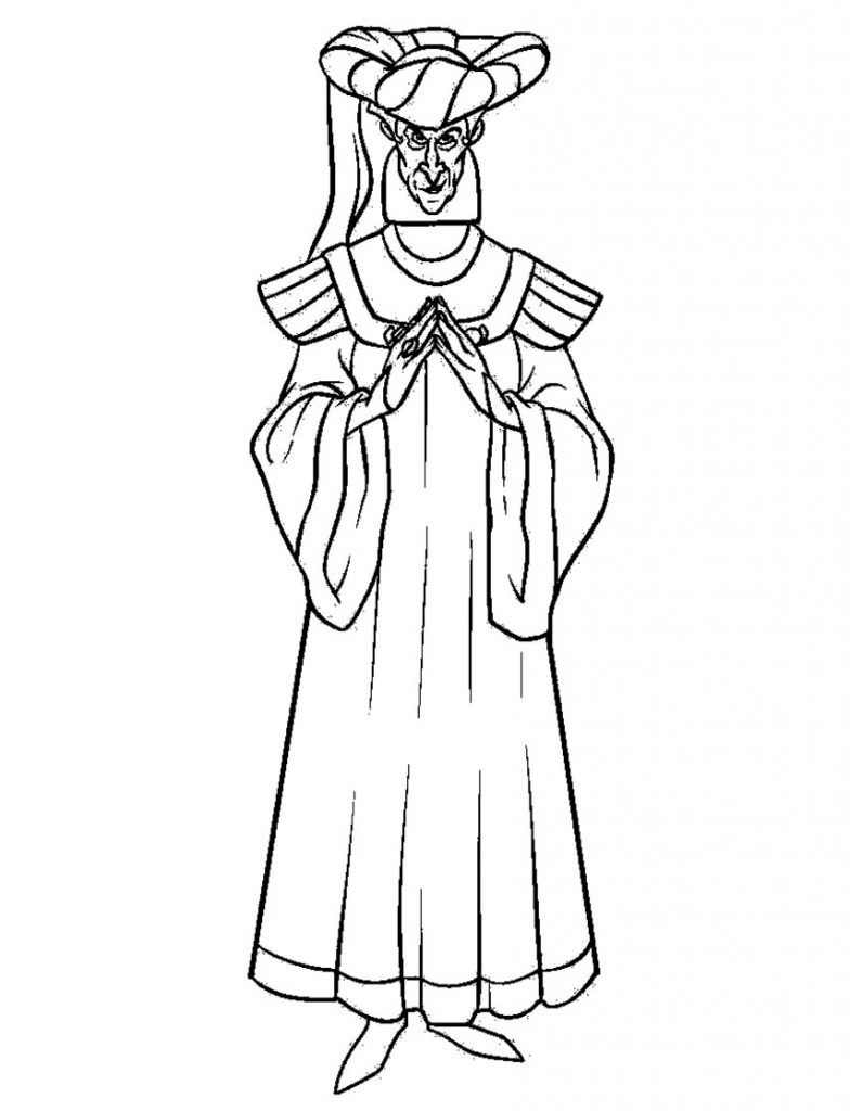 784x1024 Thek Of Notre Dame Coloring Pages For Kids Dreaded Sheets