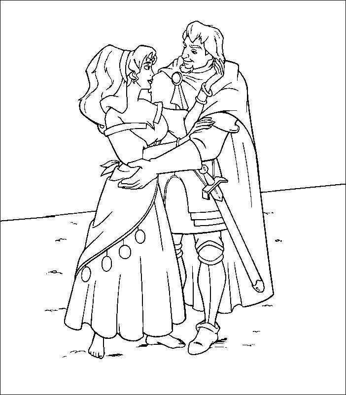 702x802 Coloring Pages The Hunchback Of Notre Dame