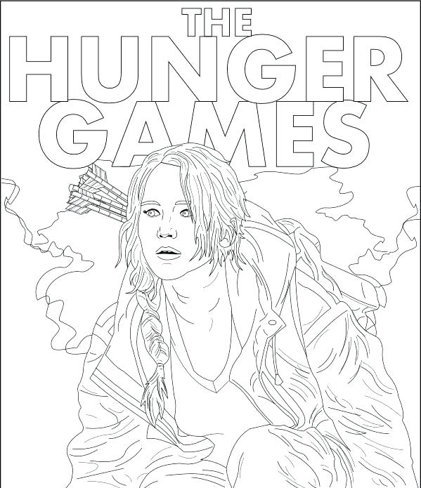 599x695 Hunger Games Coloring Pages Printable