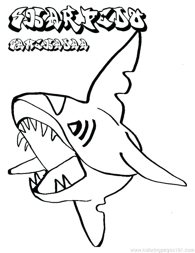650x841 Shark Coloring Pages Free Best Great White Shark Coloring Pages