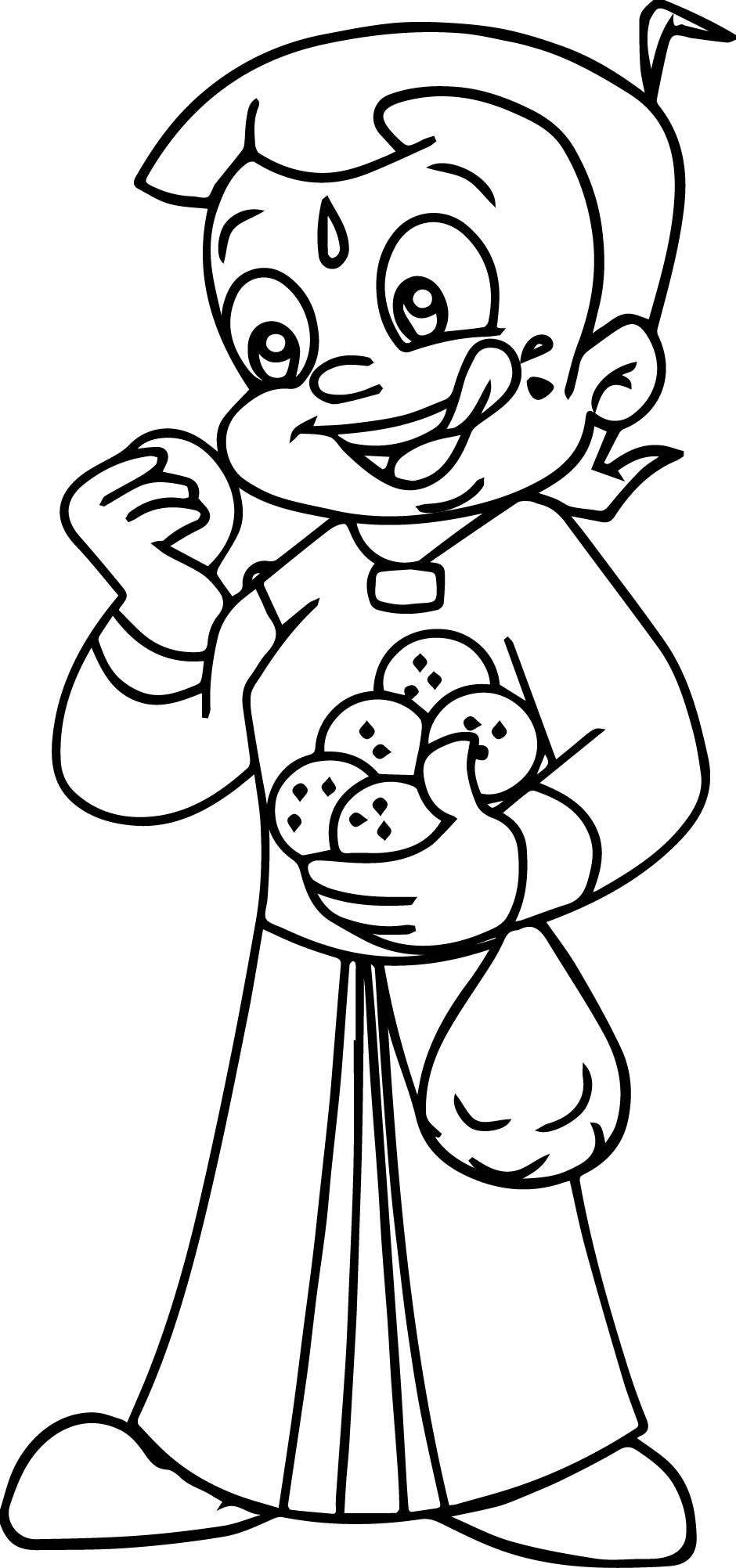 940x2003 Chhota Bheem Hungry Coloring Pages Wecoloringpage