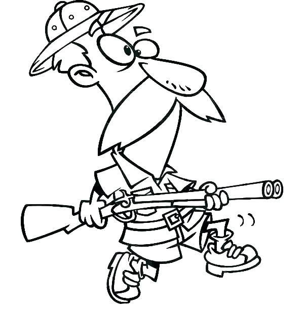 600x612 Deer Hunting Coloring Pages Tribe Deer Hunting For Food Coloring