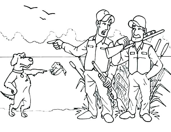600x463 Coloring Page Of Dog Hunting Coloring Pages Deer Hunting Coloring