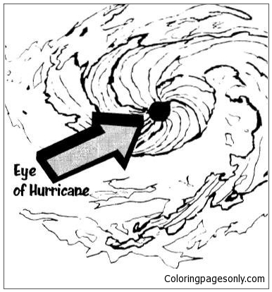 386x414 Natural Disaster 1 Coloring Page