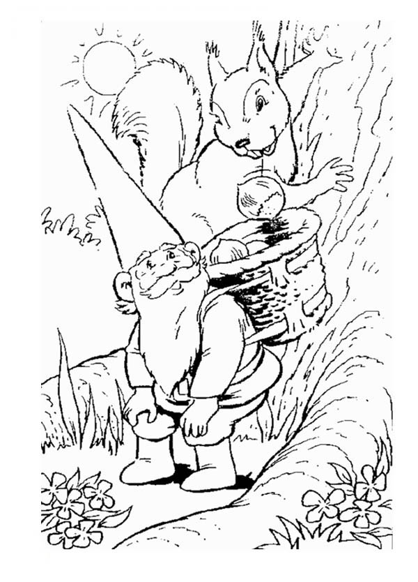 600x834 Lisa Serving Tea For His Husband David The Gnome Coloring Pages