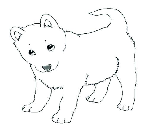 Husky Coloring Pages