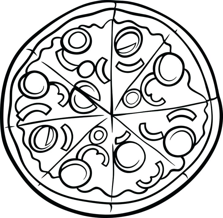 728x709 Coloring Page Pizza Pizza Hut Coloring Pages Make A Pizza Coloring