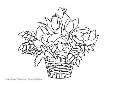 460x325 Spring Colouring Pages For Kids