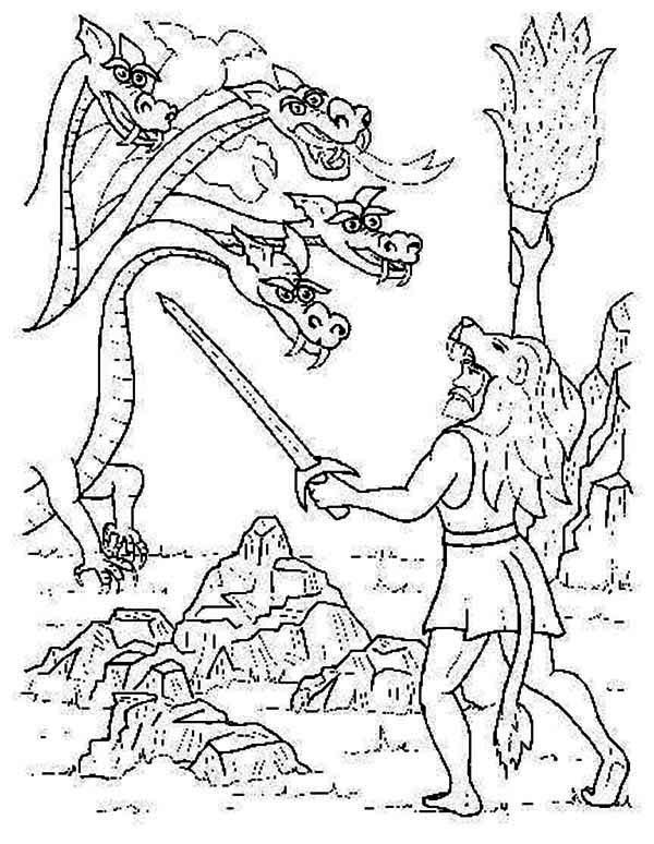 600x774 Greek Mythology, Greek Mythology Story Of Fighting The Lernean