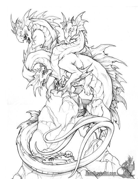 540x700 Dragons Neon Dragon Art Work Dragons