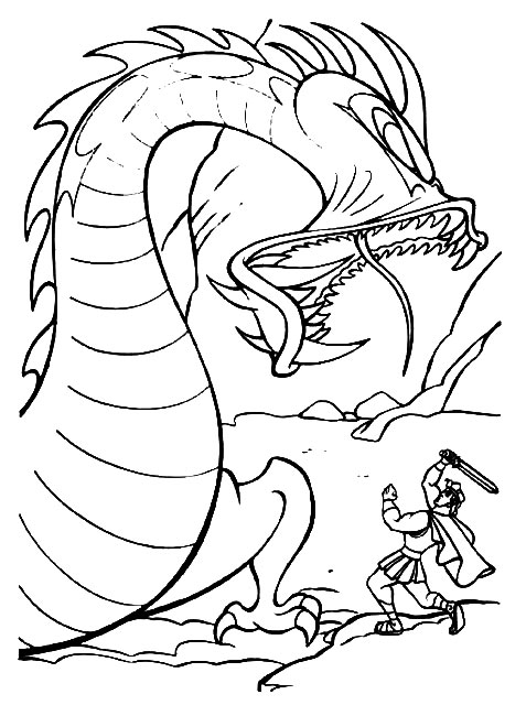 477x640 Free Hydra Coloring Pages