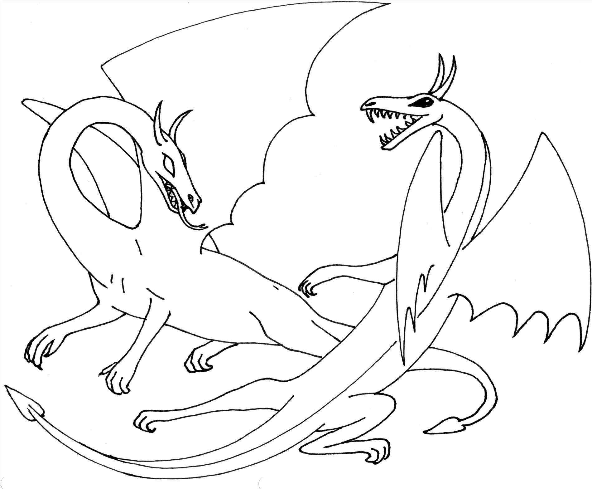 1899x1567 Dragon Hydra Coloring Pages Print