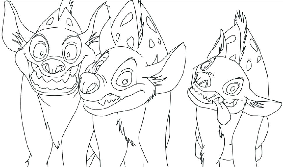 970x574 Hyena Coloring Page Hyena Coloring Page Hyena Bases Gallery Lion