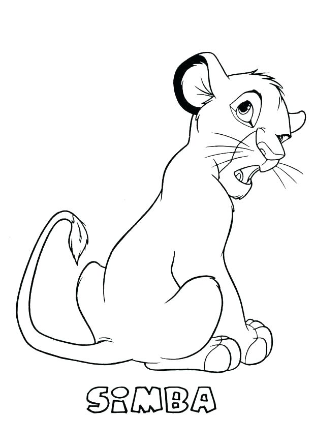 618x875 Hyena Coloring Page Scar Coloring Page Image Of Baby Lion King