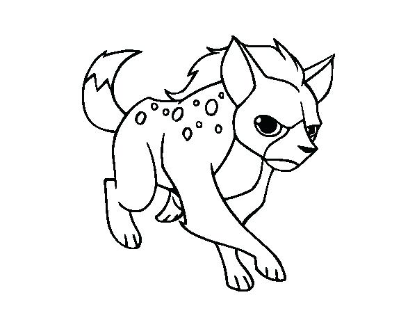 600x470 Hyena Coloring Page A Hyena Coloring Page Lion King Hyena Coloring